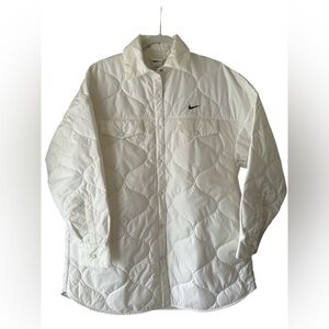 Nike quilted trench coat